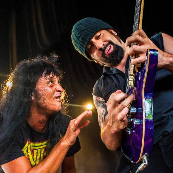 Anthrax. Joey Belladonna & Rob Caggiano. ©2015 Steve Ziegelmeyer