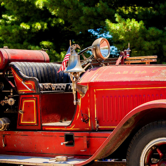 Antique fire engine. ©2010 Steve Ziegelmeyer