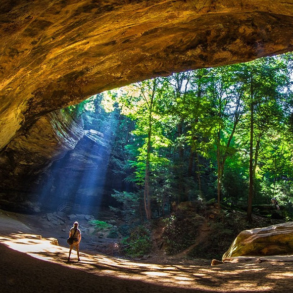 Ash Cave in summer. Hocking Hills, Ohio. ©2012 Steve Ziegelmeyer