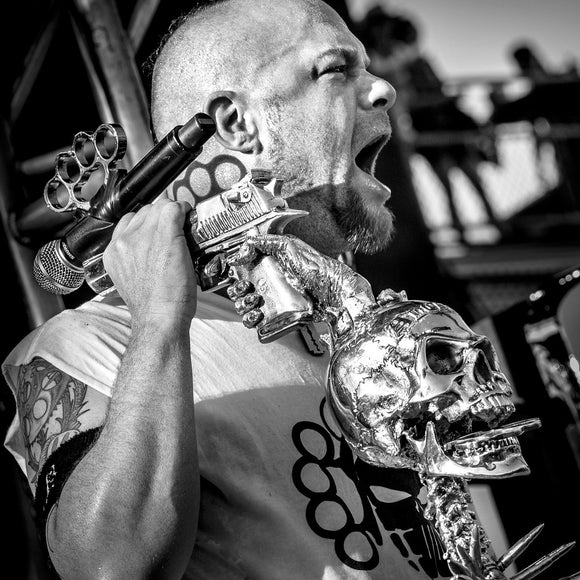Ivan Moody of Five Finger Death Punch. ©2012  Steve Ziegelmeyer