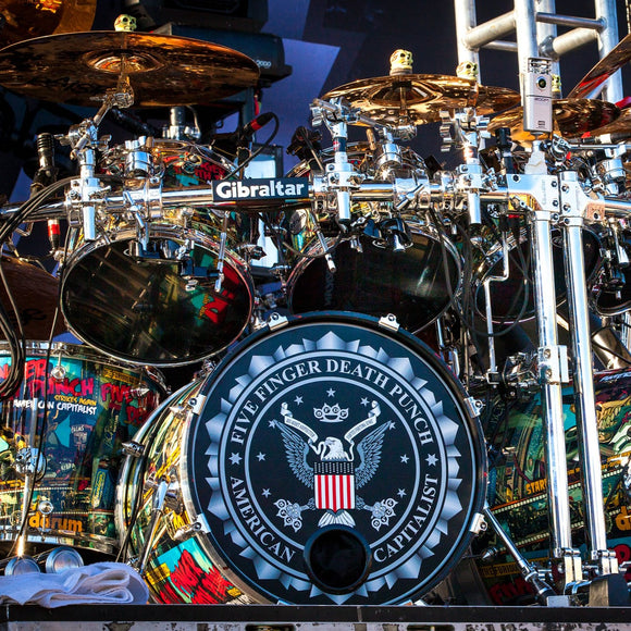 Five Finger Death Punch drums. ©2012  Steve Ziegelmeyer
