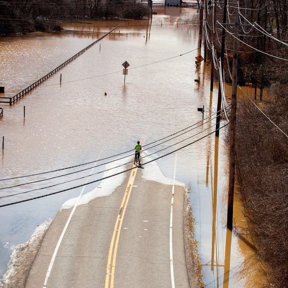 Flooded highway. Coney Island. Cincinnati, Ohio. ©2015 Steve Ziegelmeyer