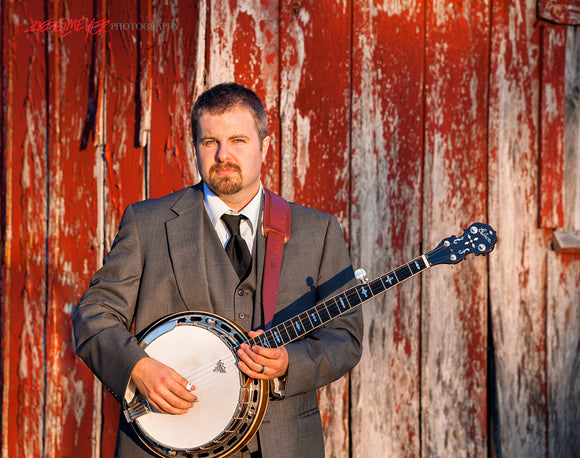 Banjo player. Matt Graser. ©2014  Steve Ziegelmeyer