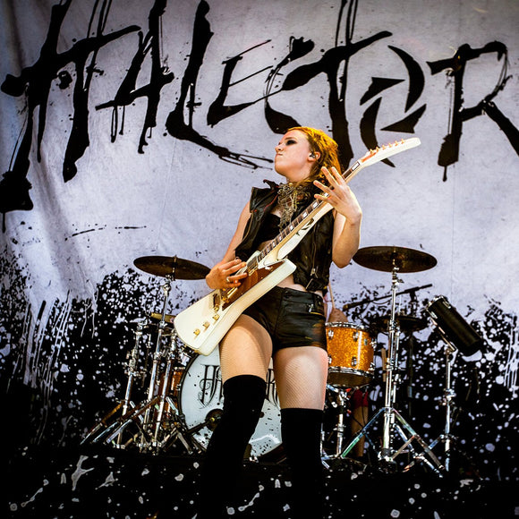 Lzzy Hale of Halestorm. ©2013 Steve Ziegelmeyer