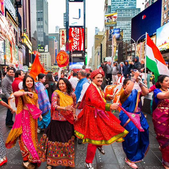 Indian celebration. Times Square, New York City. ©2016 Steve Ziegelmeyer