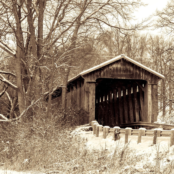 McCafferty covered bridge. Brown County, Ohio. ©2013 Steve Ziegelmeyer