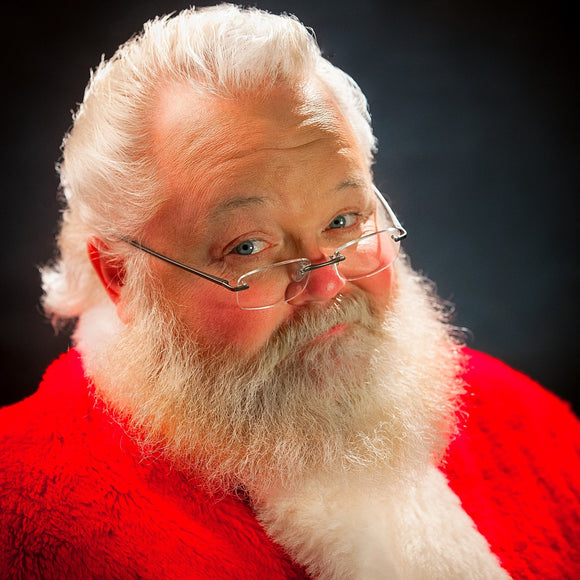 Santa Claus with glasses. ©2014 Steve Ziegelmeyer