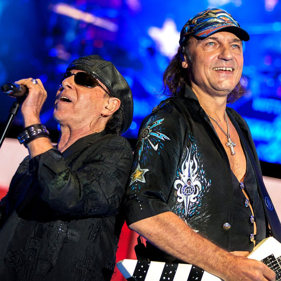 Klaus Meine and Mathias Jabs of Scorpions. ©2015 Steve Ziegelmeyer