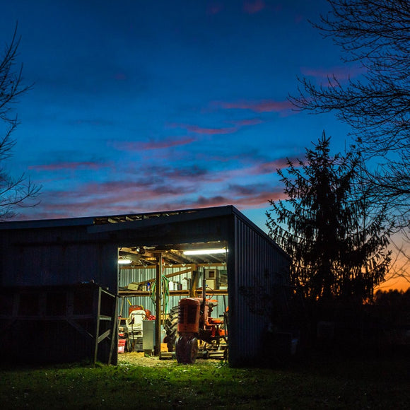 Shed at sunset. ©2015 Steve Ziegelmeyer