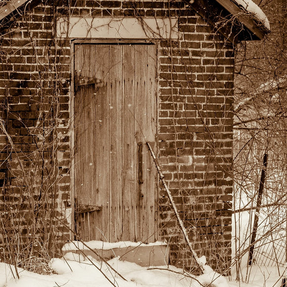 Smokehouse in the snow. ©2010 Steve Ziegelmeyer