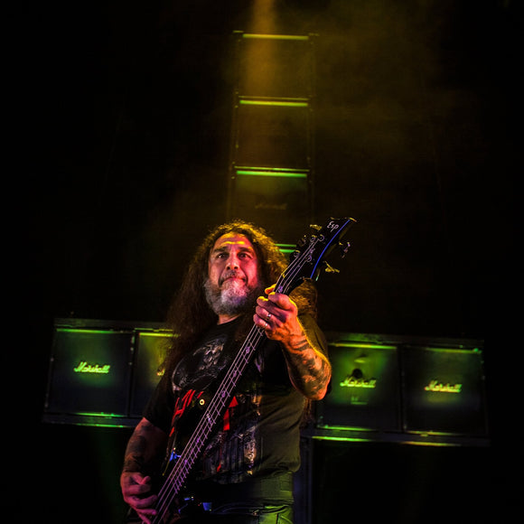Tom Araya of Slayer. ©2012 Steve Ziegelmeyer