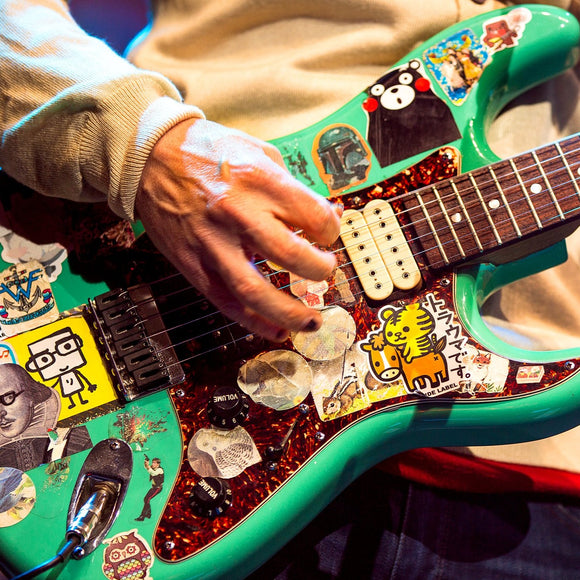 Rivers Cuomo's guitar. Weezer. ©2018 Steve Ziegelmeyer