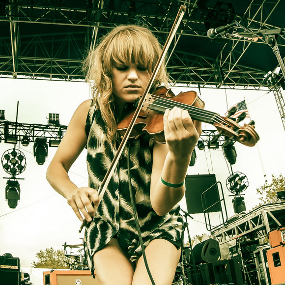 Anna Bulbrook of Airborne Toxic Event. ©2012 Steve Ziegelmeyer