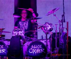 Glen Sobel of Alice Cooper. ©2023 Steve Ziegelmeyer