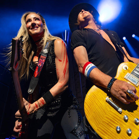 Nita Strauss and Ryan Roxie of Alice Cooper. ©2025 Steve Ziegelmeyer