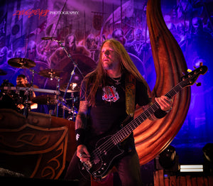 Ted Lundström of Amon Amarth. ©2023 Steve Ziegelmeyer