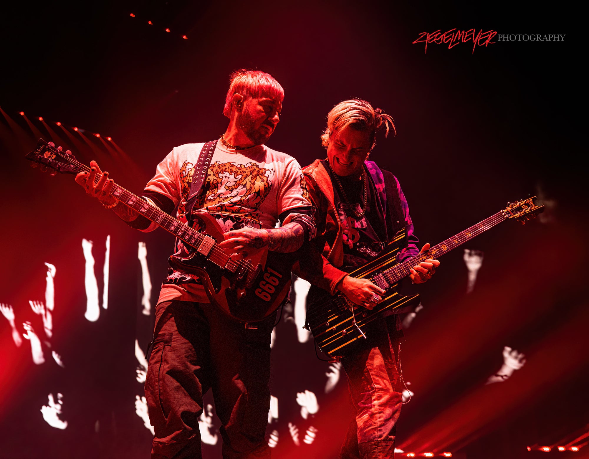 Zacky Vengeance and Synyster Gates of Avenged Sevenfold. ©2024