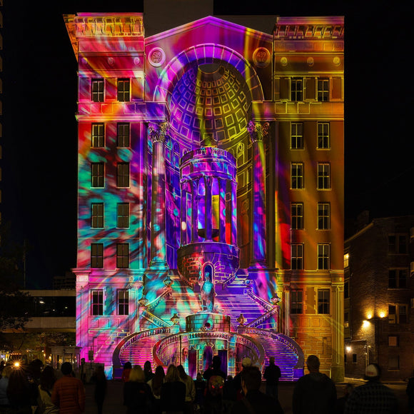 BLINK. Cincinnatus mural, Cincinnati, Oh. ©2024 Steve Ziegelmeyer