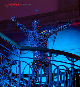 Disco Guy at Pop Art event, Cincinnati Art Musem. ©2022 Steve Ziegelmeyer