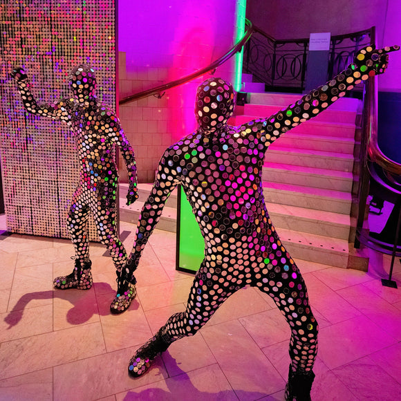 Disco Guys at Pop Art event, Cincinnati Art Musem. ©2022 Steve Ziegelmeyer