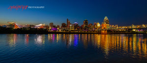 Cincinnati skyline, panorama. ©2023 Steve Ziegelmeyer