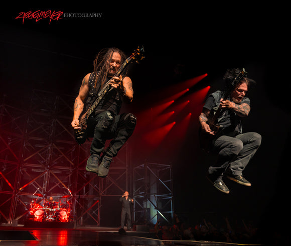 John Moyer and Dan Donegan of Disturbed. ©2025 Steve Ziegelmeyer