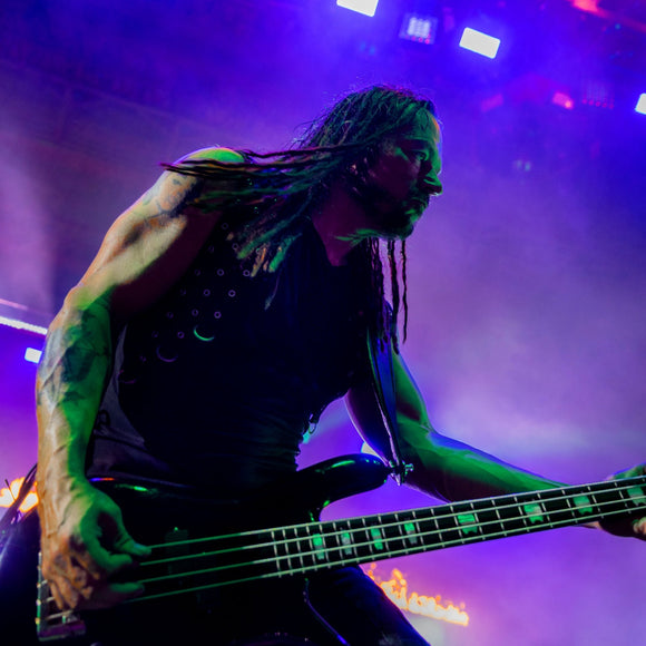 John Moyer of Disturbed. ©2023 Steve Ziegelmeyer