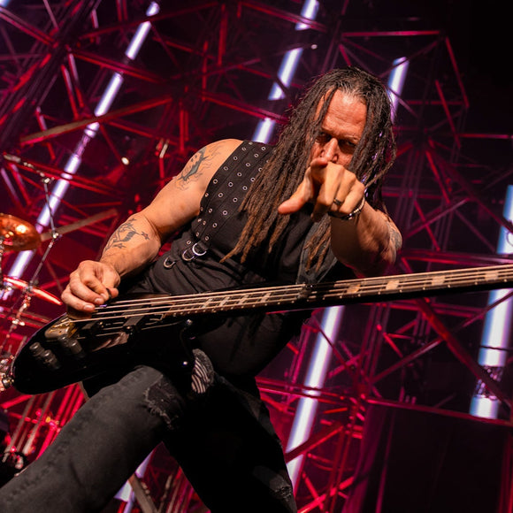 John Moyer of Disturbed. ©2025 Steve Ziegelmeyer