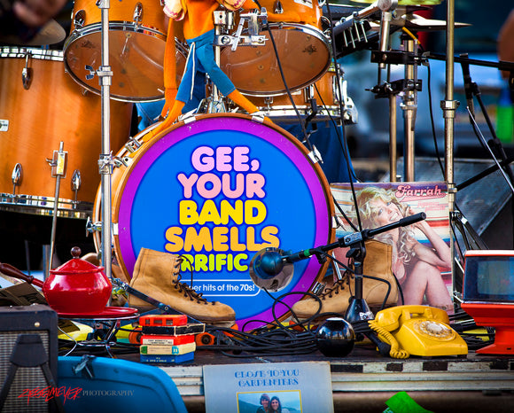 Gee Your Band Smells Terrific. Drums. ©2015 Steve Ziegelmeyer