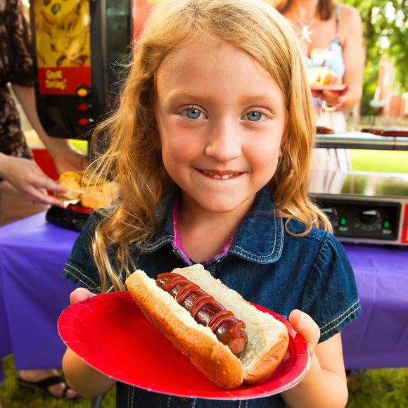 Girl with hotdog. ©2013 Steve Ziegelmeyer