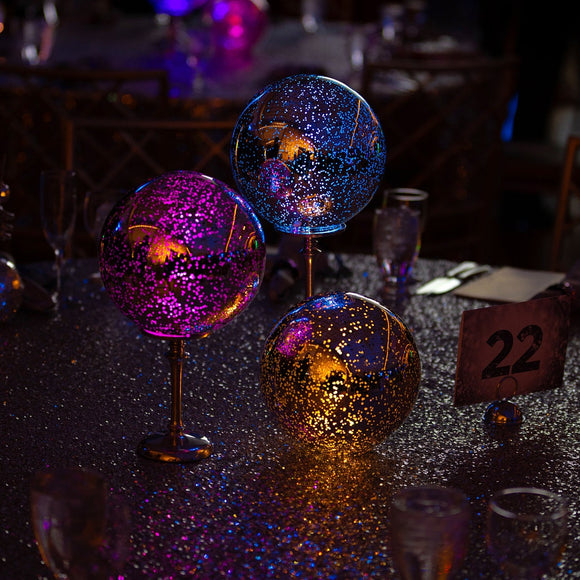 Glitter globes. Good Samaritan Foundation, All That Glitters. Accent On Cincinnati. ©2023 Steve Ziegelmeyer