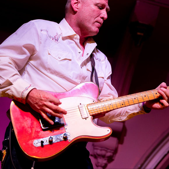 Ed Vardiman with Jerry King & The Rivertown Ramblers. ©2025 Steve Ziegelmeyer