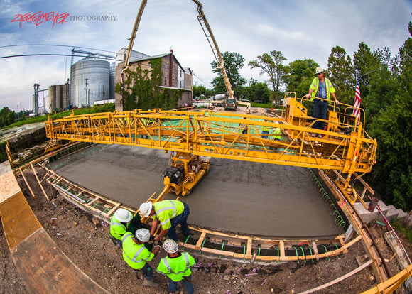 Bridge construction. ©2013 Steve Ziegelmeyer