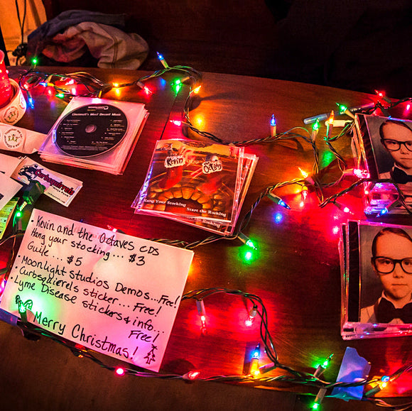 Kevin & The Octaves. Merch table. ©2013 Steve Ziegelmeyer