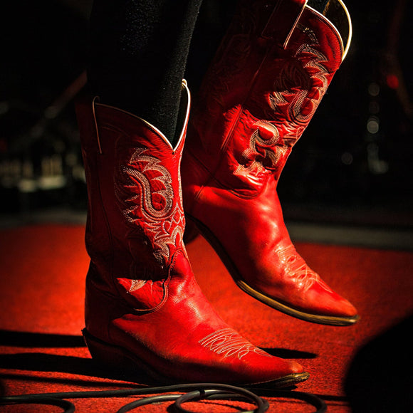 Lindi Ortega's boots. ©2012 Steve Ziegelmeyer