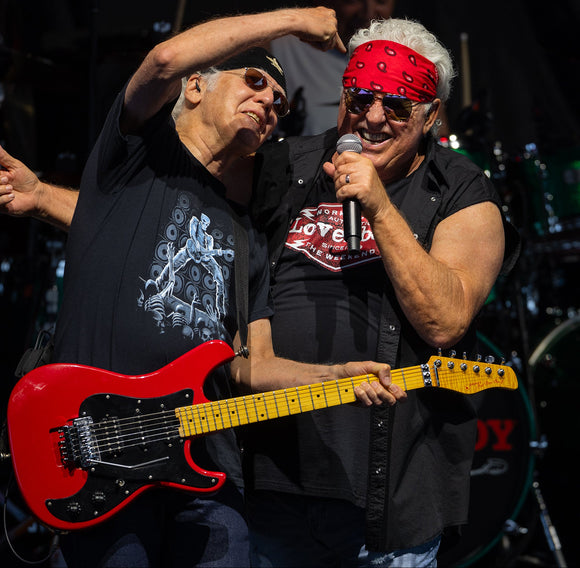 Paul Dean and Mike Reno of Loverboy. ©2024 Steve Ziegelmeyer