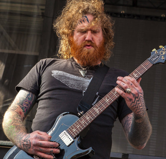 Brent Hinds of Mastodon. ©2012 Steve Ziegelmeyer