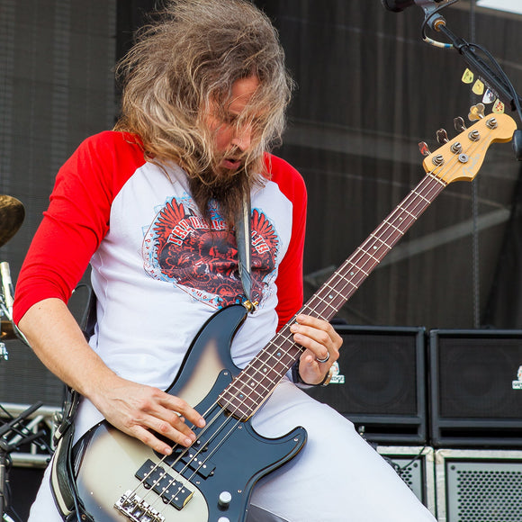 Troy Sanders of Mastodon. ©2012 Steve Ziegelmeyer