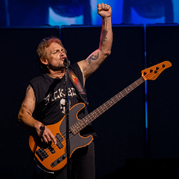 Michael Anthony with Sammy Hagar on the Best Of All Worlds tour. ©2024 Steve Ziegelmeyer