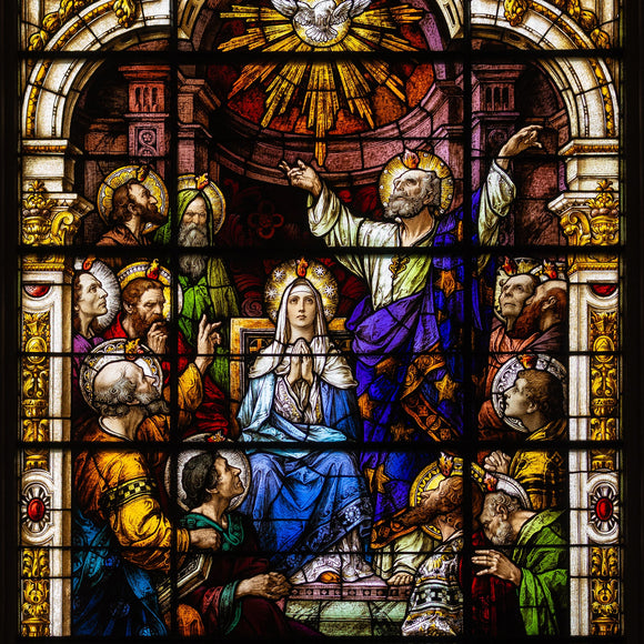 Mother Of God Catholic Church stained glass. Covington, Kentucky. ©2025 Steve Ziegelmeyer