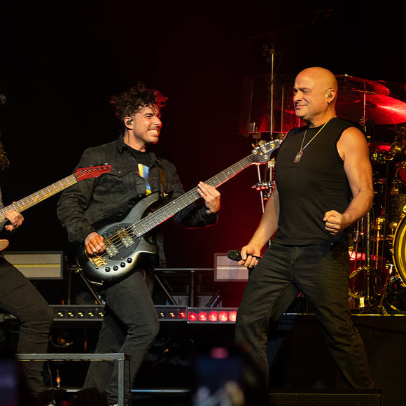 Nothing More and David Draiman of Disturbed. ©2025 Steve Ziegelmeyer