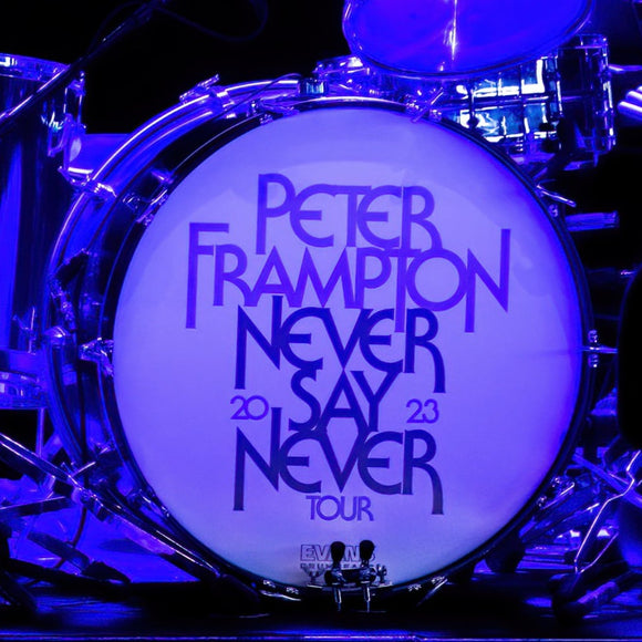 Peter Frampton's drums. ©2023 Steve Ziegelmeyer