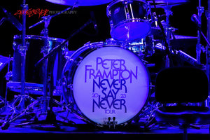 Peter Frampton's drums. ©2023 Steve Ziegelmeyer