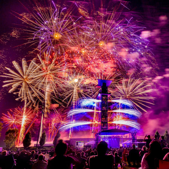 Red, White and Blue Ash. Cincinnati, Ohio. ©2022