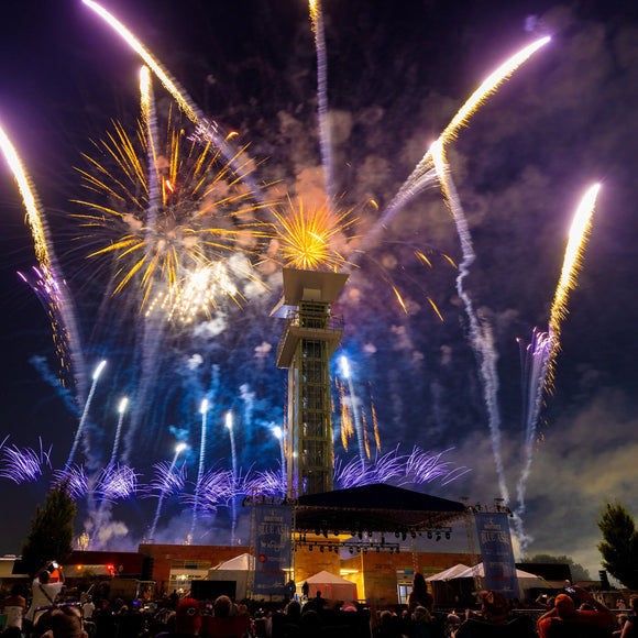 Red, White and Blue Ash. Cincinnati, Ohio. ©2025 Steve Ziegelmeyer