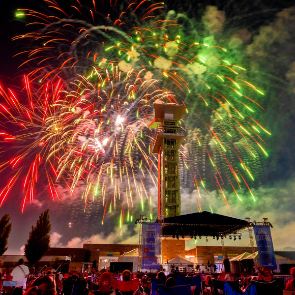 Red, White and Blue Ash. Cincinnati, Ohio. ©2025 Steve Ziegelmeyer