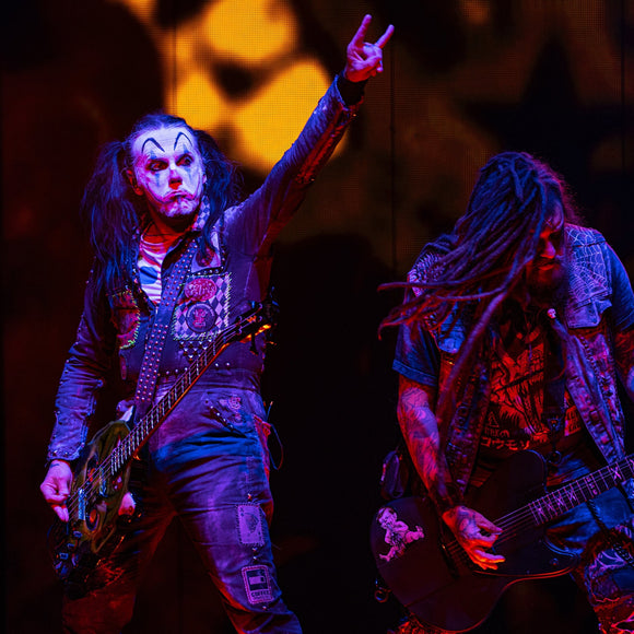 Piggy D and Mike Riggs of Rob Zombie. ©2023 Steve Ziegelmeyer