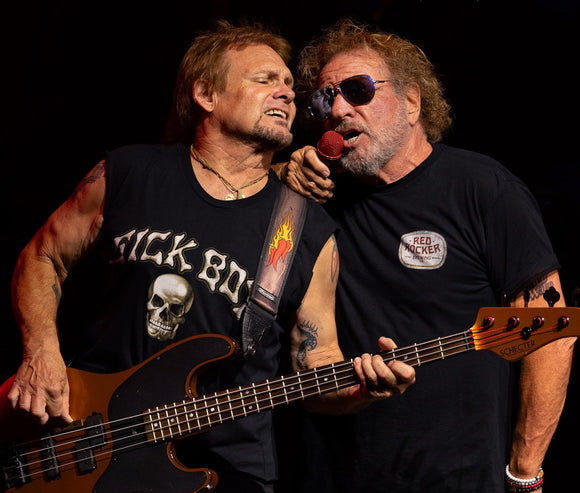 Sammy Hagar and Michael Anthony. Best Of All Worlds tour. ©2024 Steve Ziegelmeyer