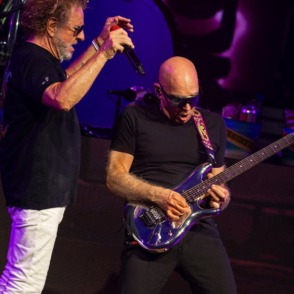 Sammy Hagar and Joe Satriani. Best Of All Worlds Tour. ©2024 Steve Ziegelmeyer