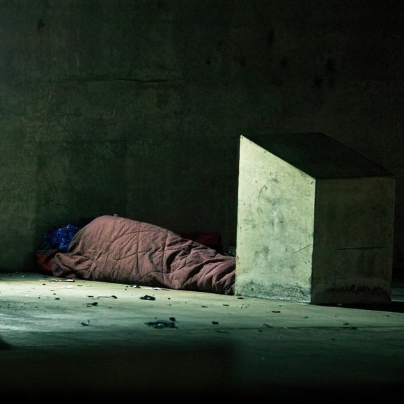 A cold bed. Street portrait. ©2010 Steve Ziegelmeyer